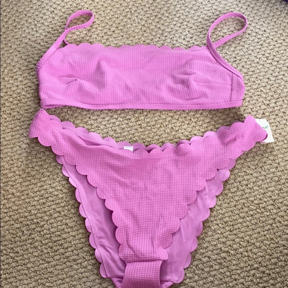 pink bikini set